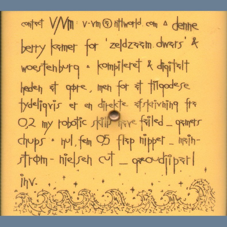 Mort Aux Vaches - Yellow liner notes foam cover 