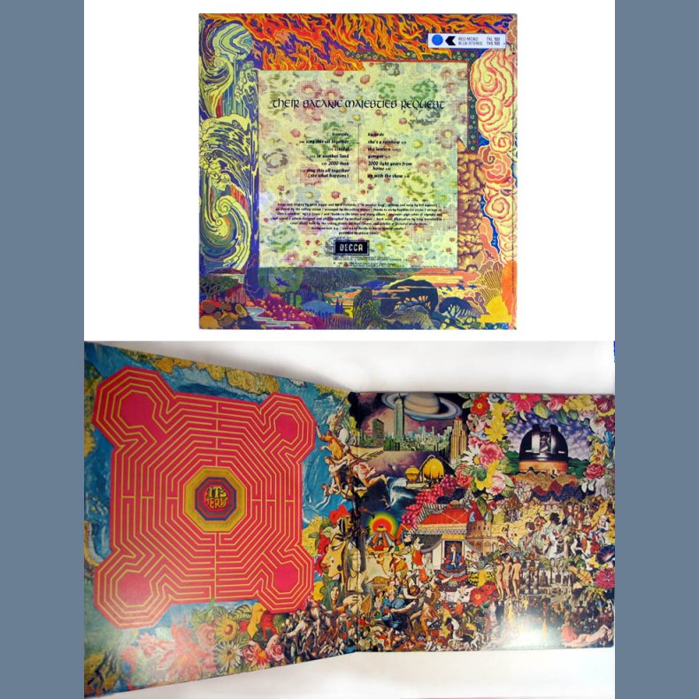 Their Satanic Majesties Request - Start 1970ies UK Decca 10-track 3rd stereo pressing LP