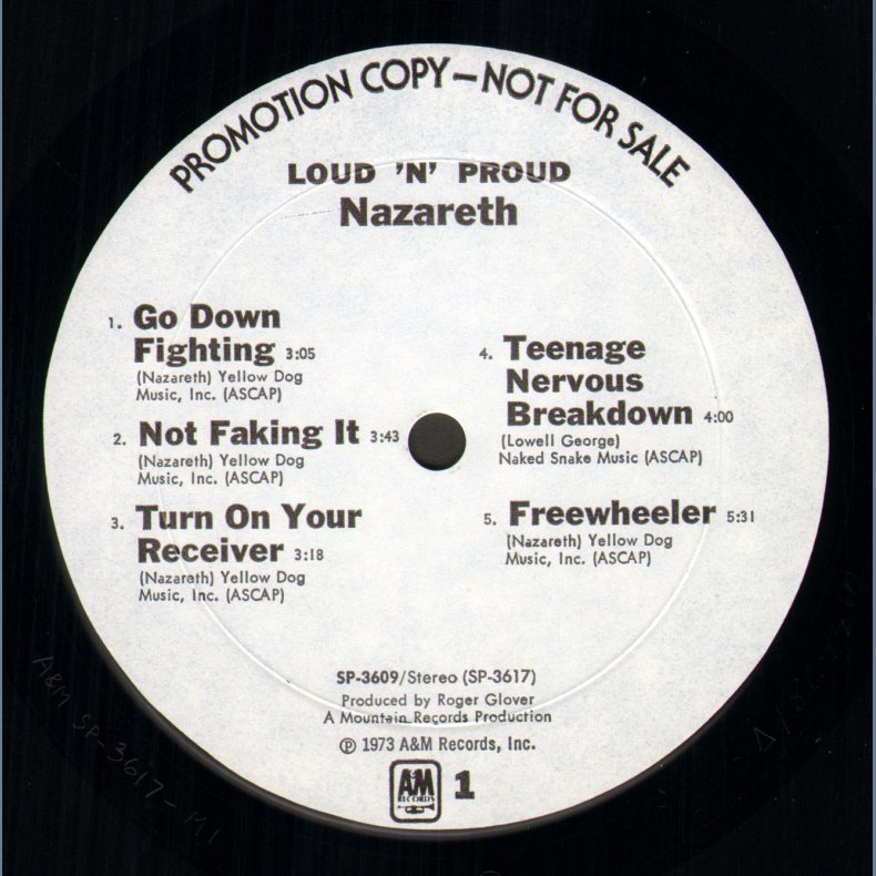 Loud'n'proud - Original 1973 US White Label Promotional Issue 88-track LP
