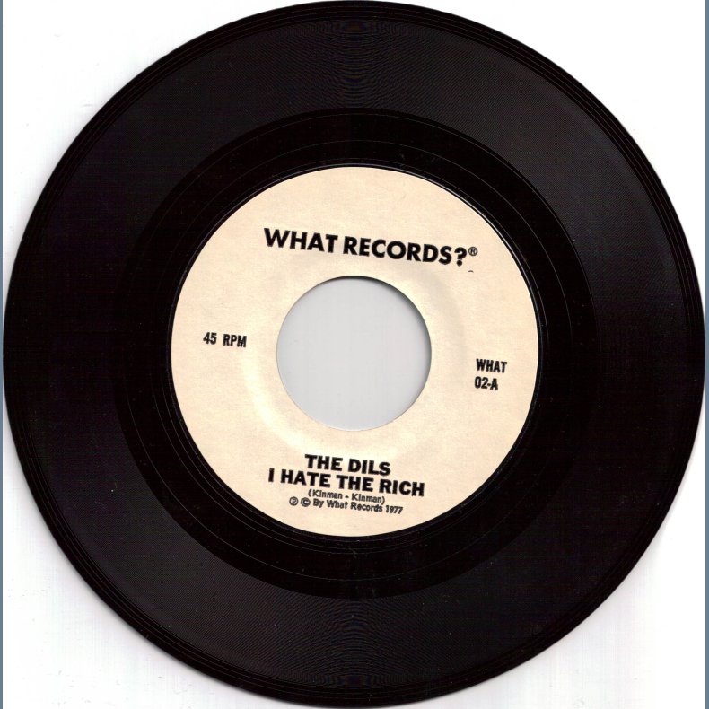I hate the rich b/w You're Not Blank - 2nd Issue, 'DILS' sleeve  