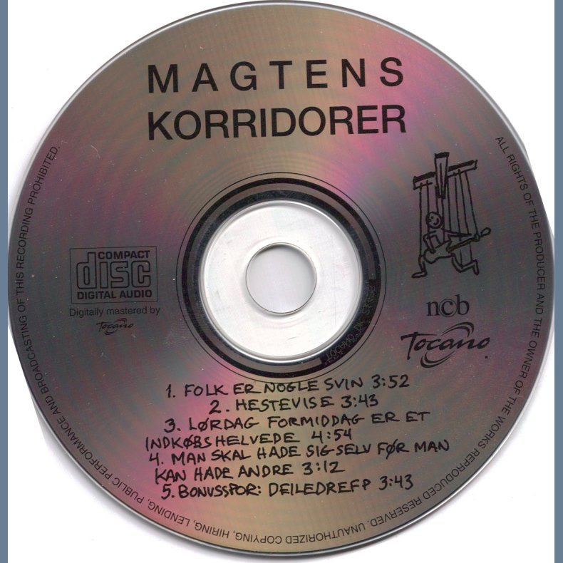 Magtens Korridorer - 1997 Danish Nougat label 5-track CD EP