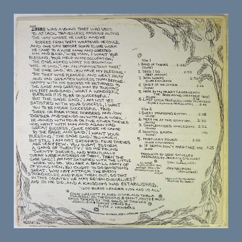 Elyse - Original 1968 US 12-track Vinyl LP