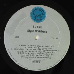 Elyse - Original 1968 US 12-track Vinyl LP