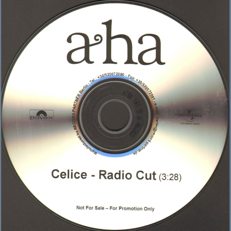 Celice - Authentic 1-track Promotional CD Acetate