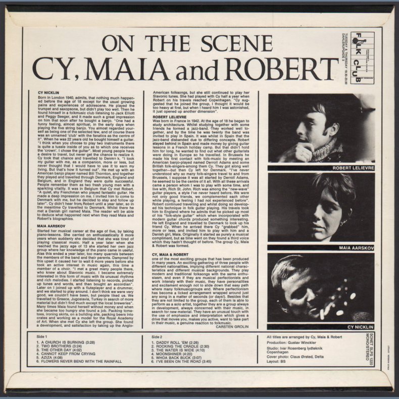 On The Scene - Original 1966 Danish Sonet label 12-track LP