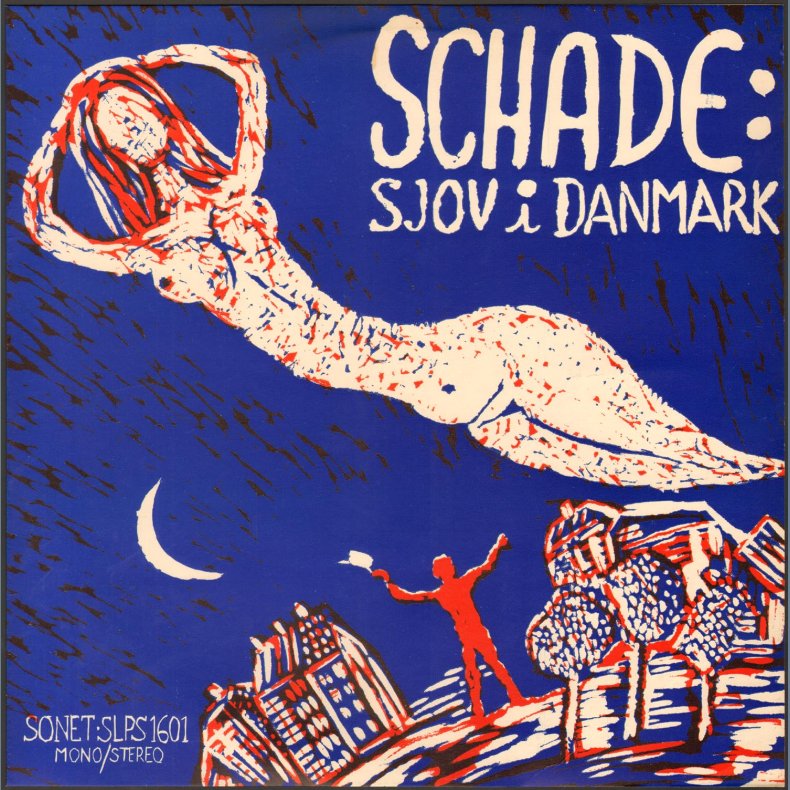 Schade: Sjov I Danmark - Original Danish 1st Pressing - All Red Sonet Labels