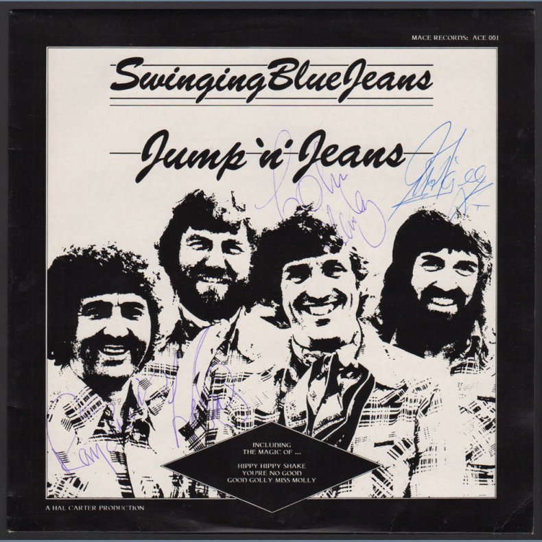 Jump 'n' Jeans - Original 1979 UK Mace label 12-track LP - Autographed, Press Photo