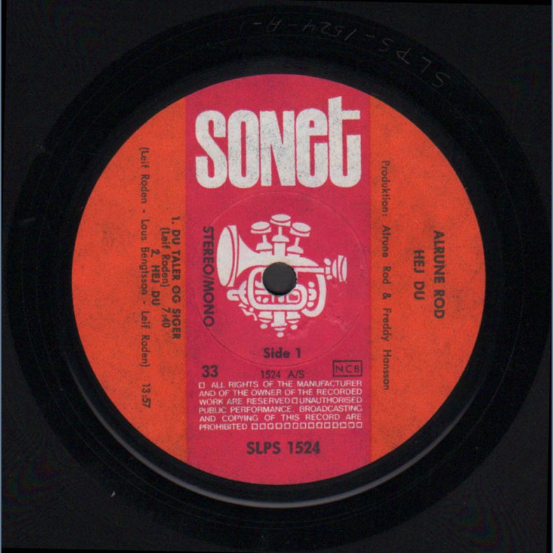 Hej Du - Original 1970 Danish Sonet label 10-track LP