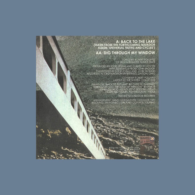 Back To The Lake b/w Dig Through My Window