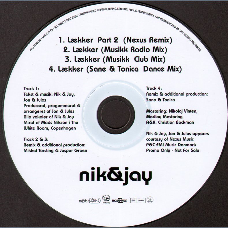 Lkker - 4-track Remix Promotion Issue