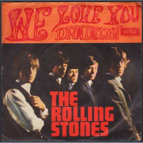 We Love You b/w Dandelion - Original 1967 German issued Decca label 2-track 7