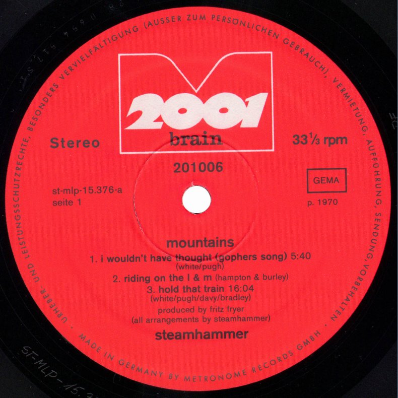 Mountains! - Original German Issue