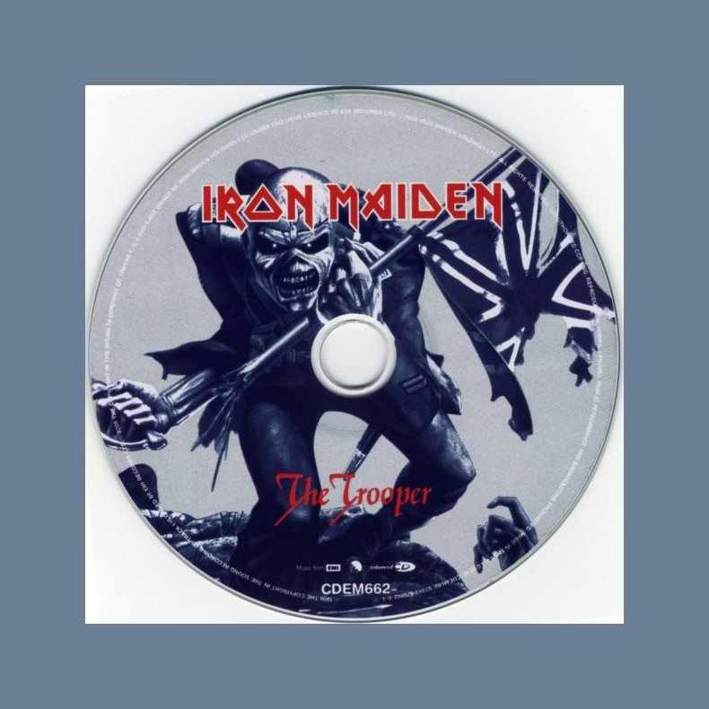 The Trooper - Dutch printed 5-track CD Single