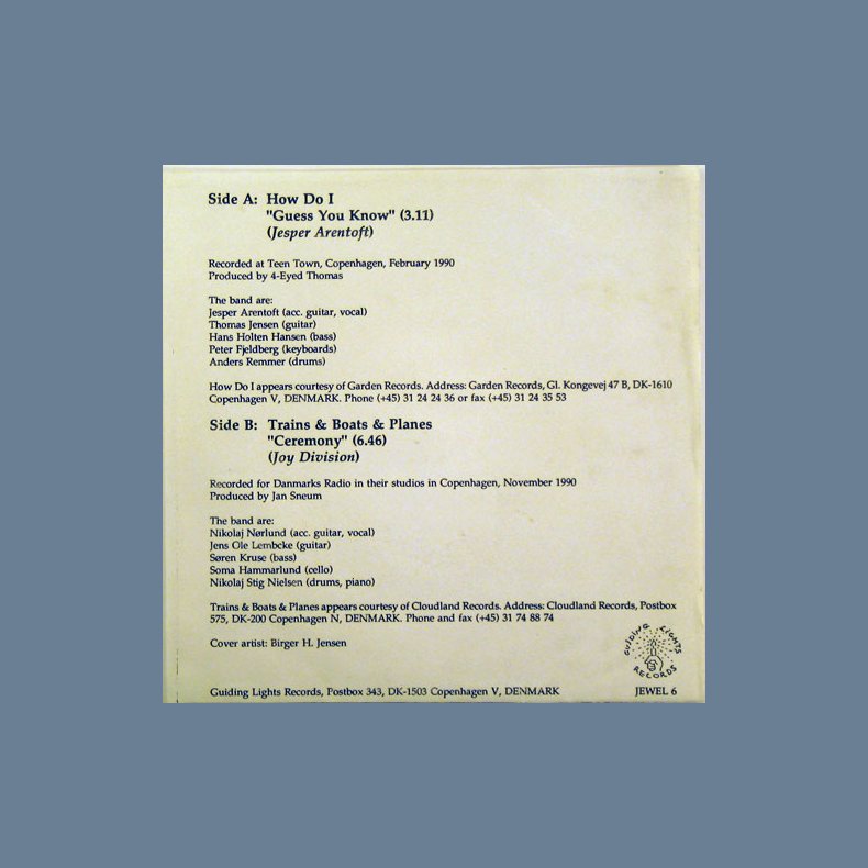 Guess You Know b/w Ceremony