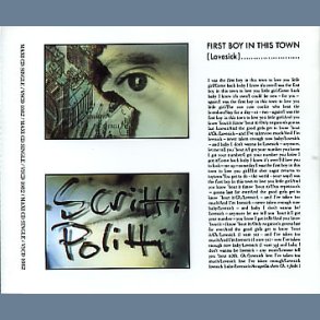 First Boy Back In This Town