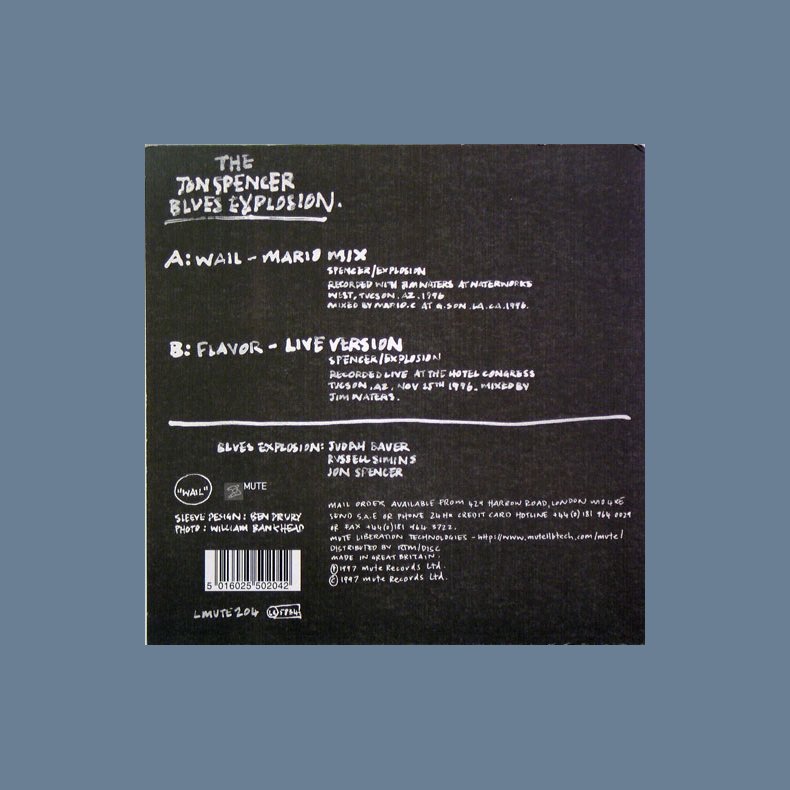 Wail (Mario Mix) bw. Flavour (Live)