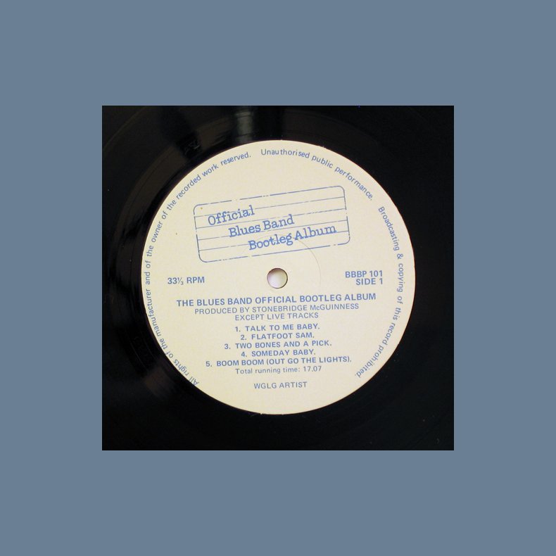 Official Blues Band Bootleg Album