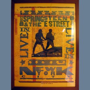 Live In New York City 2001 - Promotional Issue Only Lithographic Print Concert Poster 