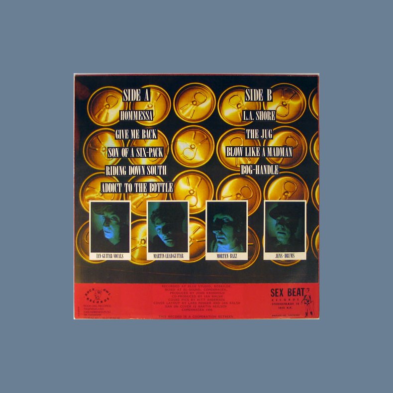 Son Of A Six-Pack - Original 1990 Danish Rock Owl/Sex Beat 9-track LP