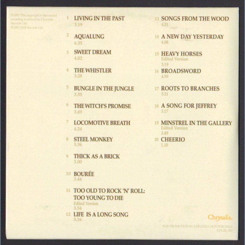 The Very Best Of Jethro Tull