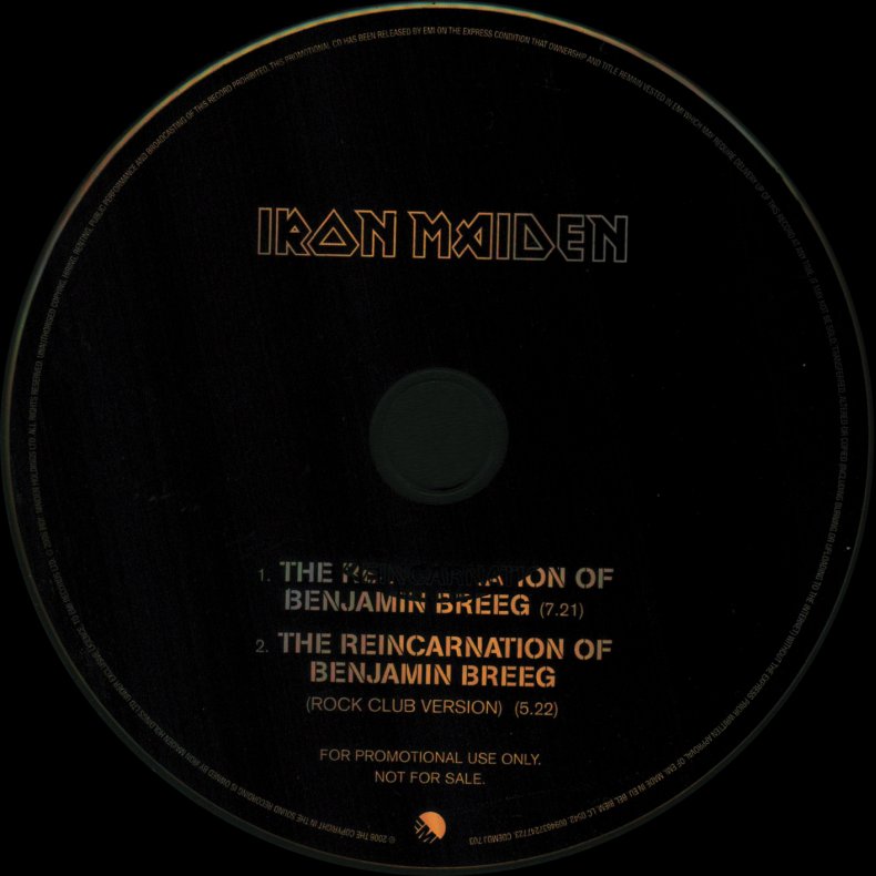 The Reincarnation Of Benjamin Breeg - 2006 UK EMI Records 2-track Club-Promo CD Single