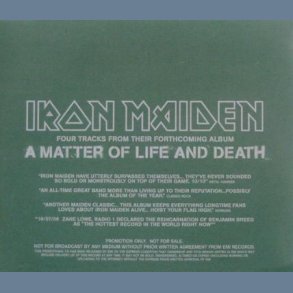 A Matter Of Life And Death - UK 4-track Promotional Issue Only CD Sampler