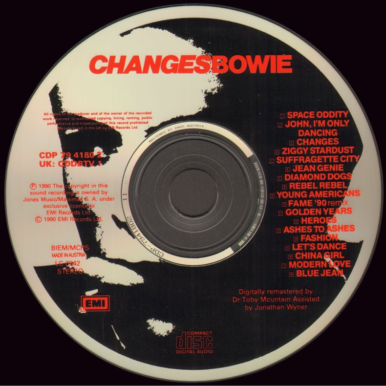 ChangesBowie - 1990 Austrian 'Sound + Vision' Series Issue 