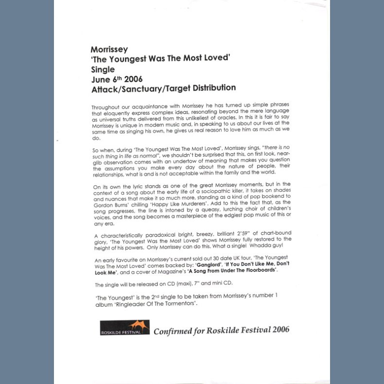 The Youngest Was The Most Loved