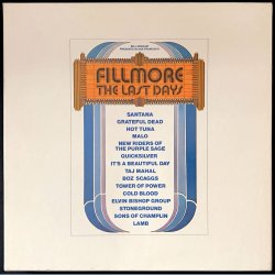 Fillmore - The Last Days - Original 1972 US Fillmore label