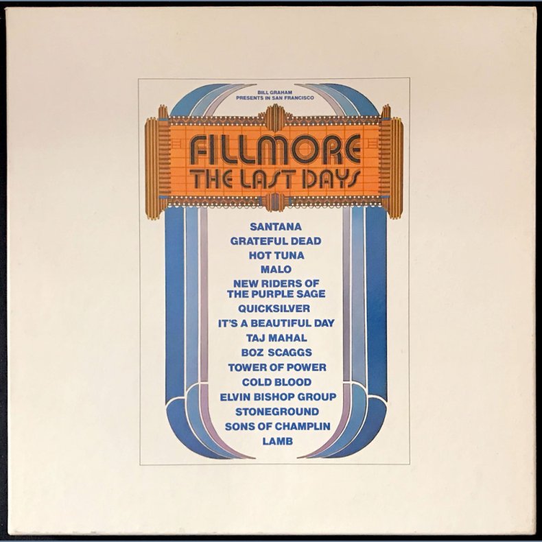 Fillmore - The Last Days - Original 1972 US Fillmore label 26-track 3-LP &amp; 7" Box - Complete