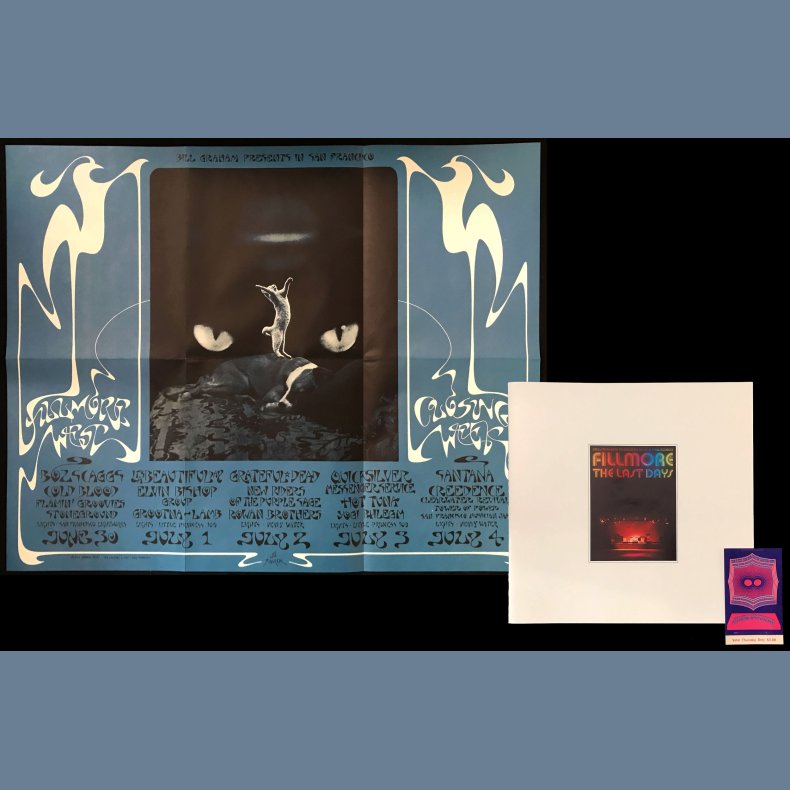 Fillmore - The Last Days - Original 1972 US Fillmore label 26-track 3-LP &amp; 7" Box - Complete