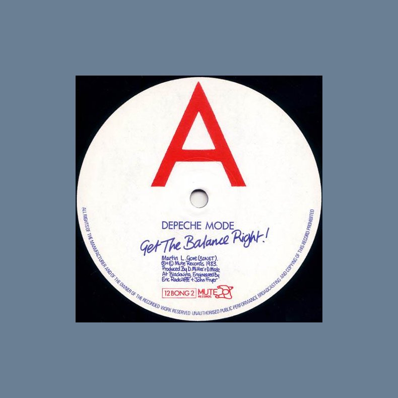 Get The Balance Right - Original UK Issue