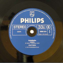 Autobahn - Mid-to late 1970ies German Philips label 5-track LP