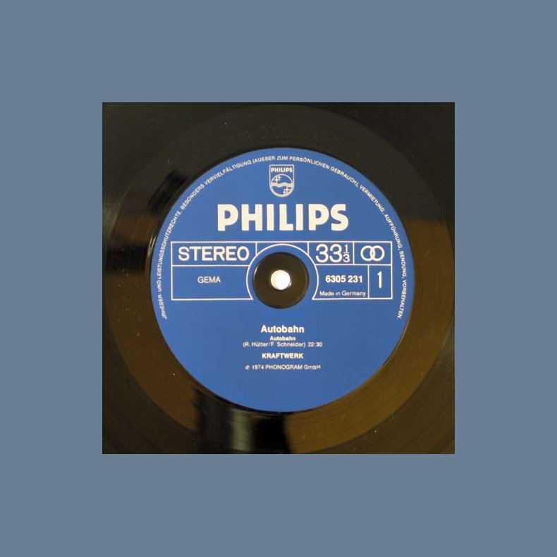 Autobahn - Mid-to late 1970ies German Philips label 5-track LP