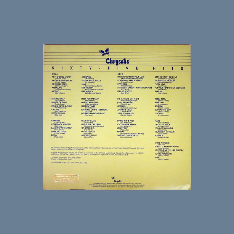 Chrysalis - The Music Company - 65 Hits