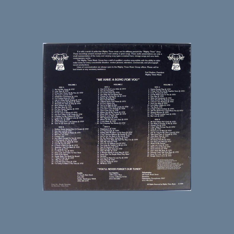 Mighty Three Music: We Have A Song For You