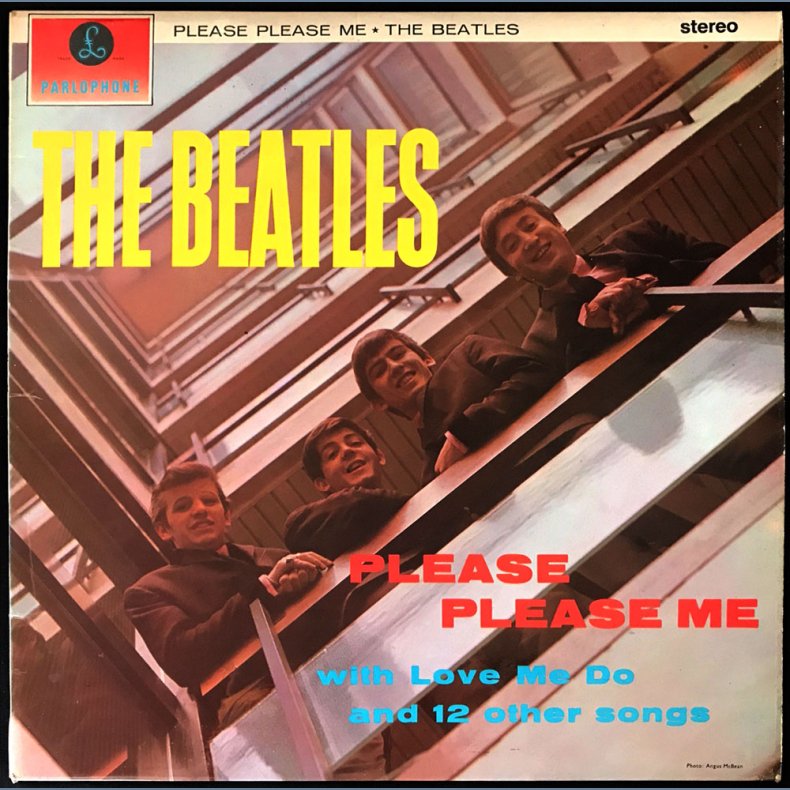 Please Please Me - 1969 UK Parlophone 14-track LP - One Box labels