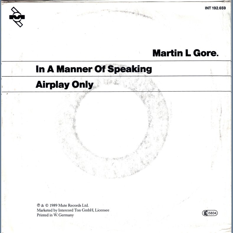 In A Manner Of Speaking