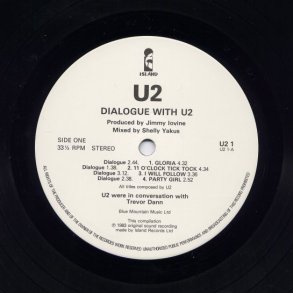Dialogue With U2 - Original Promotional Only Issue