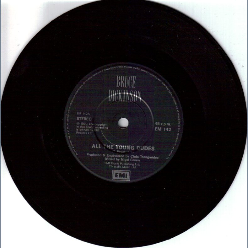 All The Young Dudes b/w Darkness Be My Friend