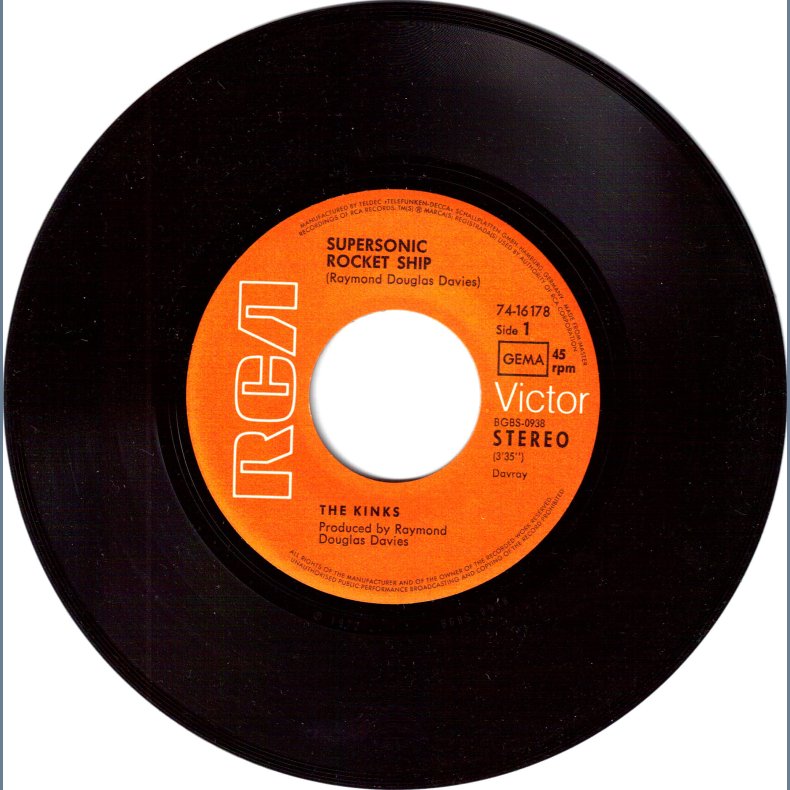 Supersonic Rocket Ship b/w You Don't Know My name