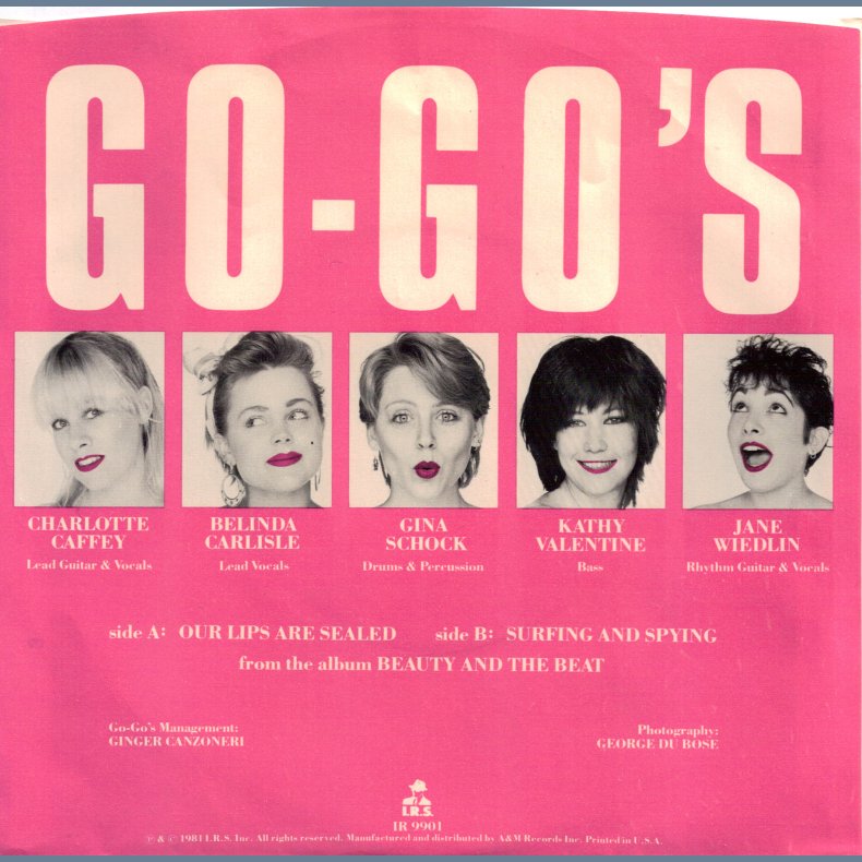 Our Lips Are Sealed b/w Surfing And Spying