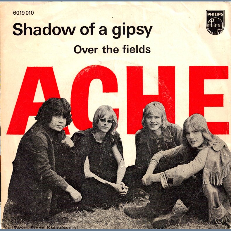 Shadow Of A Gipsy b/w. Over The Fields - 1970 Norwegian Pressed Philips label 2-track 7" Single  