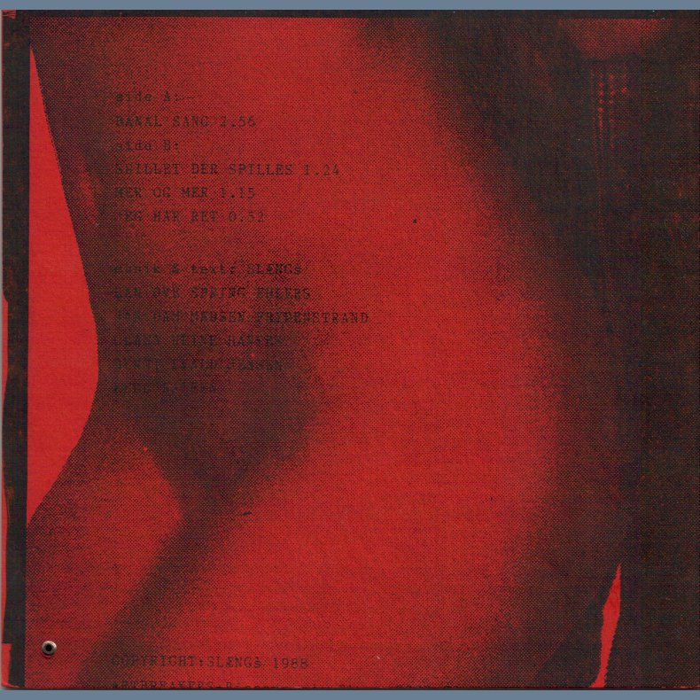 Banal Sang b/w Spillet Der Spilles &amp; Mer og Mer &amp; Jeg Har Ret