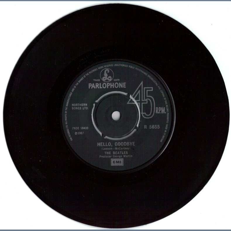 Hello Goodbye b/w I Am The Walrus