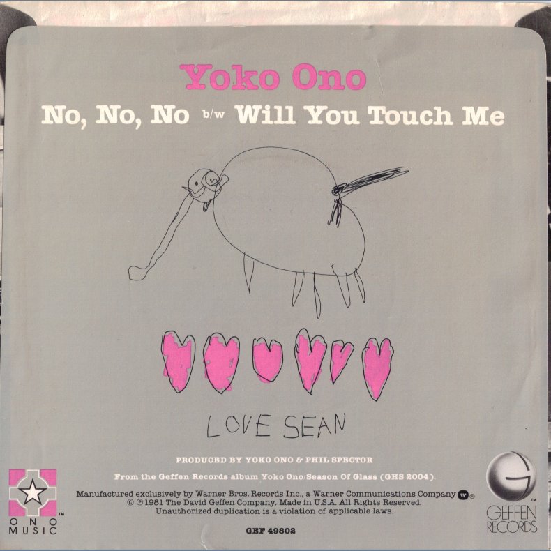 No, No, No b/w Will You Touch Me