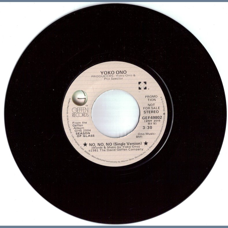 No, No, No b/w Will You Touch Me