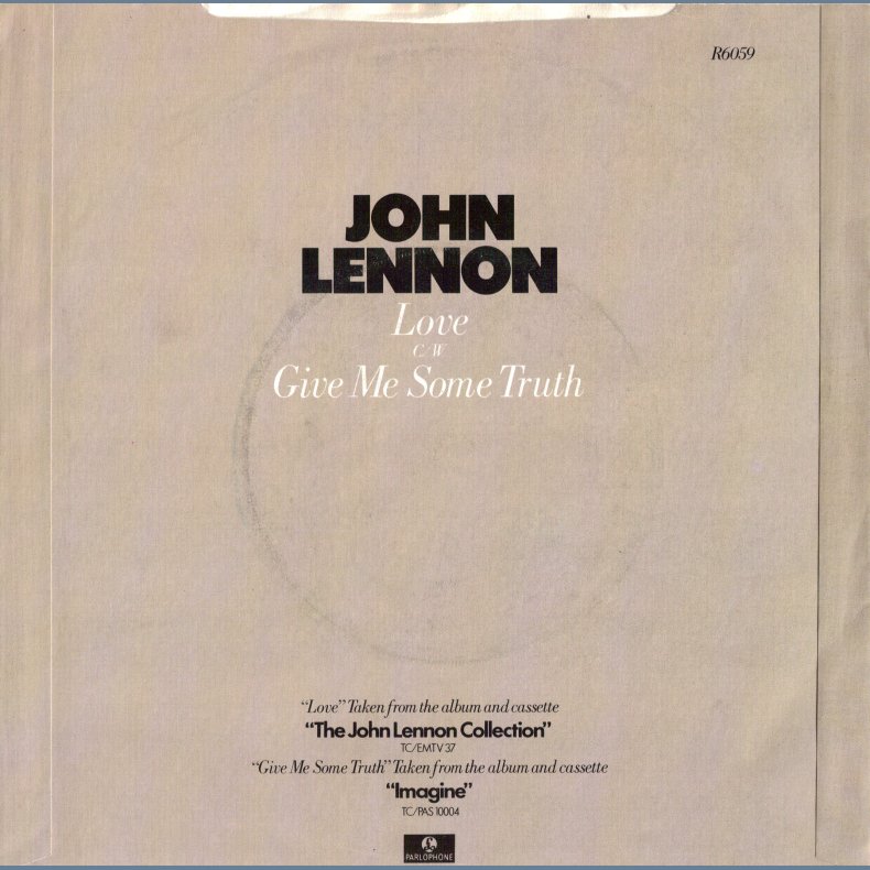 Love b/w Give Me Some Truth