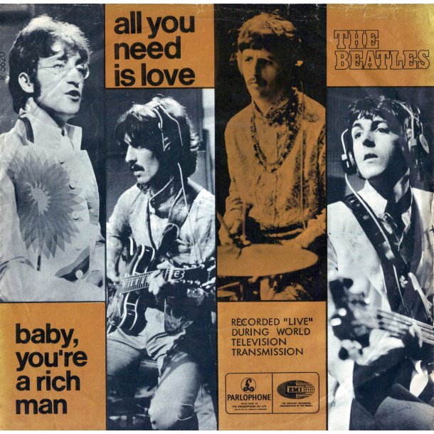 All You Need Is Love b/w Baby, You're A Rich Mann