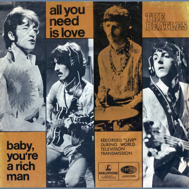 All You Need Is Love b/w Baby, You're A Rich Mann